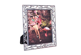 MDF Photo Frame Shiny tin & Pink Acrylic