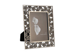 Metal Photo Frame Antique Tin Shine Stone