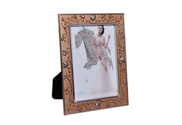 Metal Photo Frame Shiny tin, epoxy
